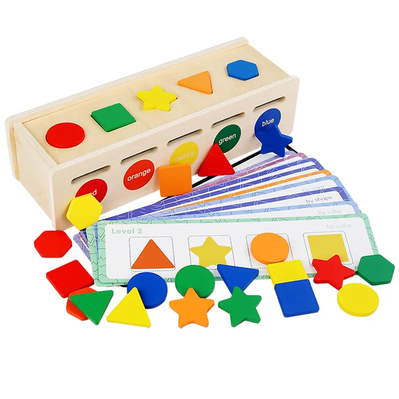 Giocattolo per l'ordinamento di colori e forme